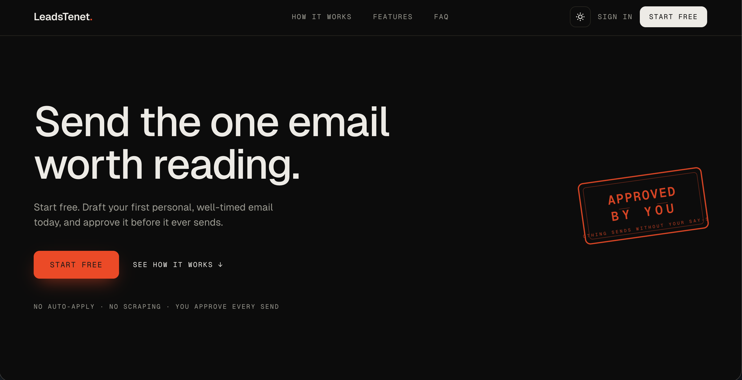 LeadsTenet — Closing call-to-action