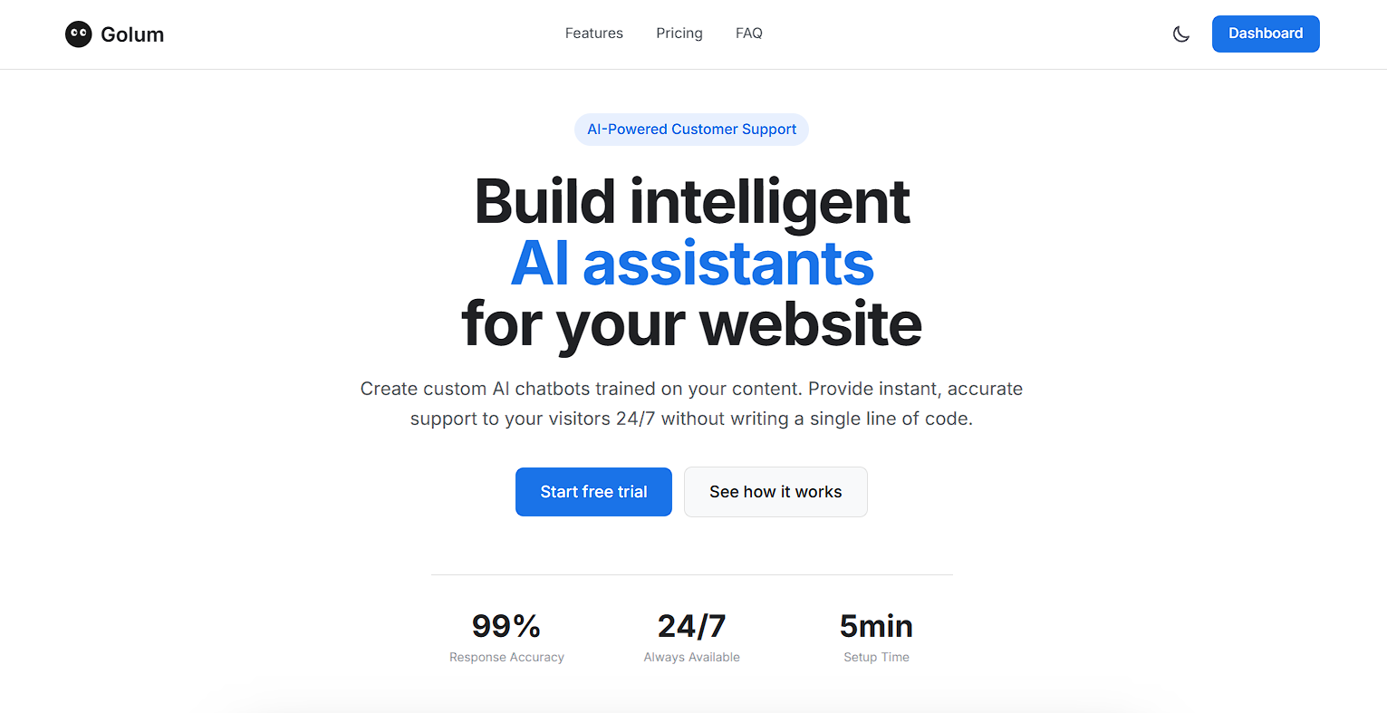 Golum AI Chat Assistant